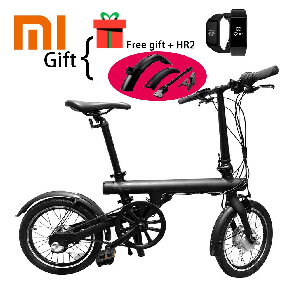 

Bicycle Accessories as the gift Xiaomi QICYCLE EF1 Wireless Bluetooth Smart Bicycle Foldable Bike Torque Sensor Moped Aluminum