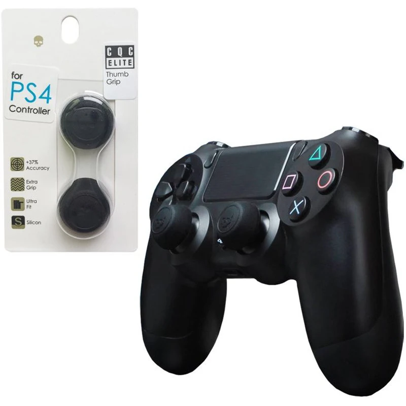 Силиконовые аналоговые ручки, колпачки для sony Playstation 4 контроллер Skull& Co. CQC Elite Thumbstick для PS4 геймпада