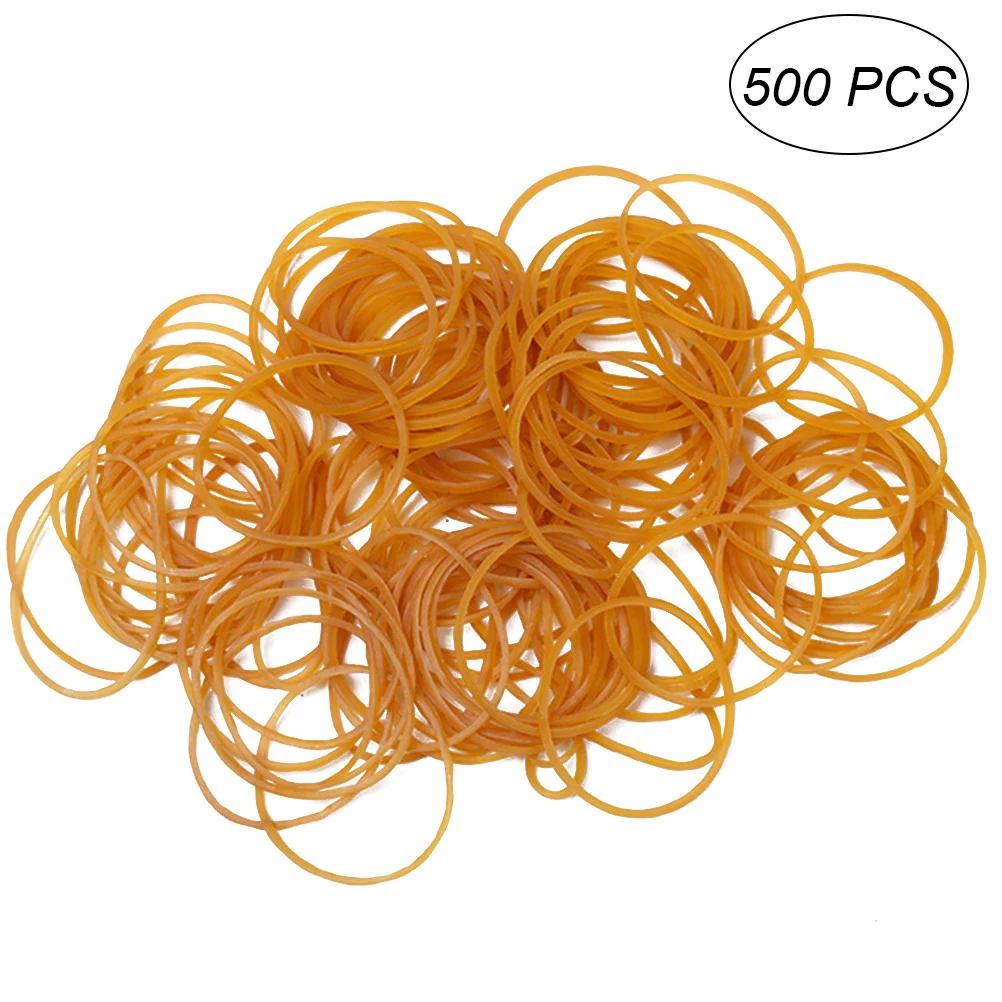 Buy 500pcs Rubber Bands Bank Elastic Rubber Bands