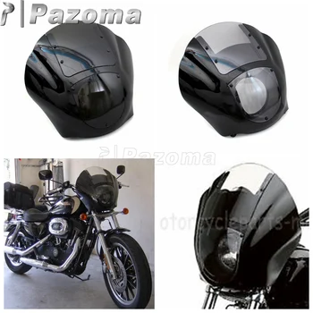 

45mm 49mm Mount Support Motorbike Quarter Headlight Fairing Mounting Kit for Harley XL Iron 883 XL883N Fat Bob Dyna FXR 86-2016