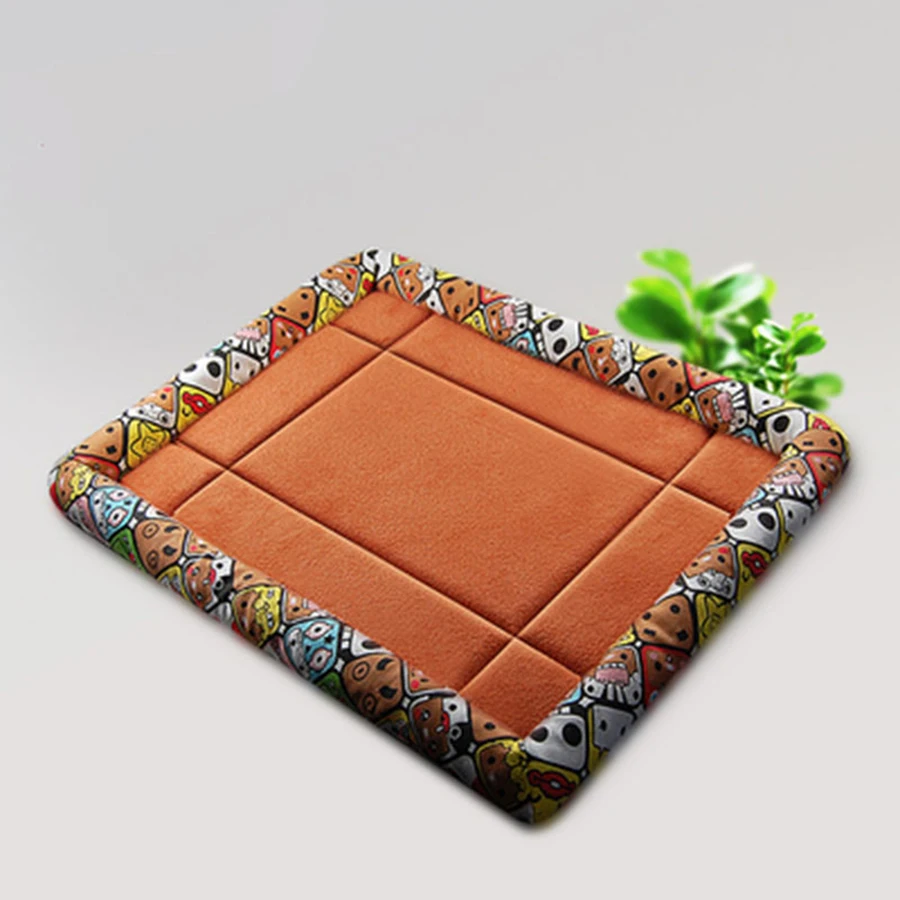 

Teddy Cool Moistureproof Nest General Thicker Cloth Dog Houses Voerbak Hond Sponge Bed Pads Small Pets Training Supplies 60Z1388