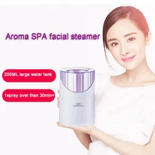 Трава Аромат салон красоты тепловой туман опрыскиватель увлажнитель увлажняющий кожа очищение пор анти-акне прыщи спа парогенератор для лица