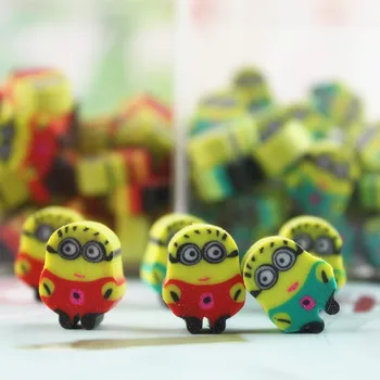 

80 Granule / bag Mini Eraser Primary School Cute Cartoon Small Size Safe Non-toxic Animal Pencil Eraser Children's Holiday Gifts