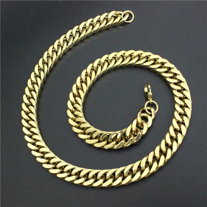 

1pc Free Shipping Lastest Heavy Necklace 316L Stainless Steel Cool Man Punk Style Necklace