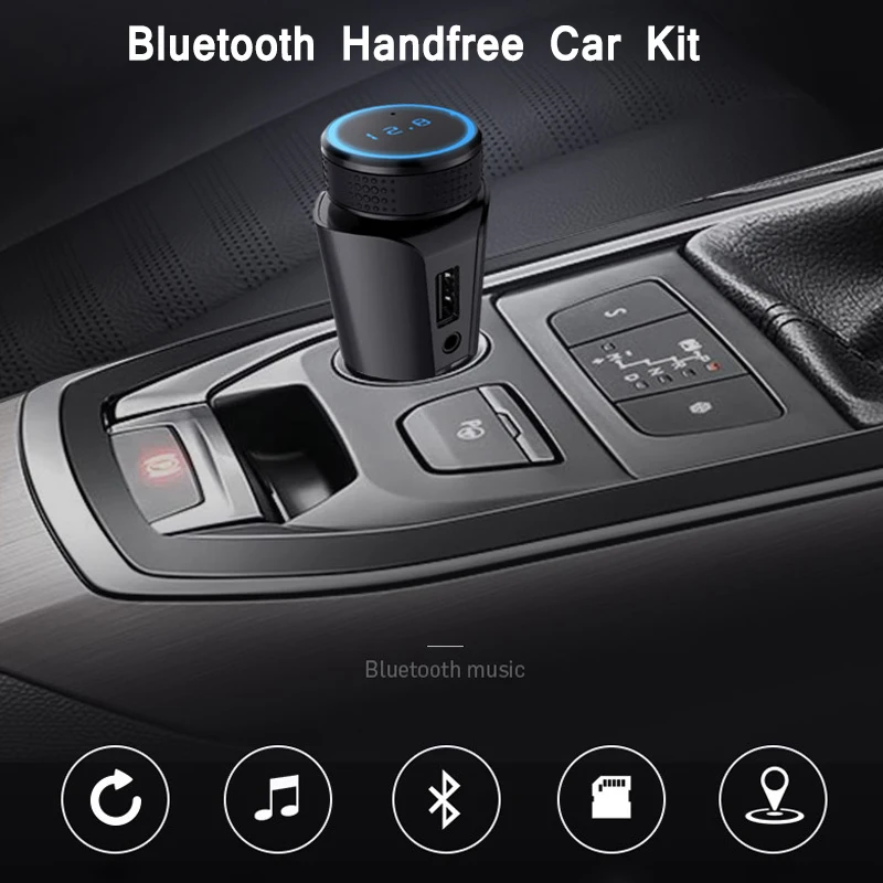 JINSERTA Универсальный Автомобильный mp3 плеер HandsFree беспроводной Bluetooth fm-передатчик модулятор AUX TF SD Flash музыкальный приемник Adatper