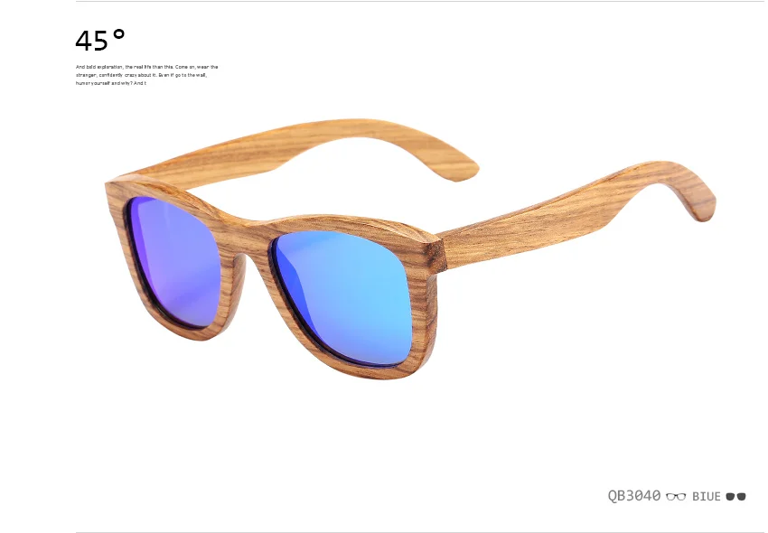 AN SWALLOW Retro Polarized Zebra Wood Sunglasses UV400  Luxury Brand Design Sunglasses Men Handmade Wooden Sun Glasses Women big sunglasses for women