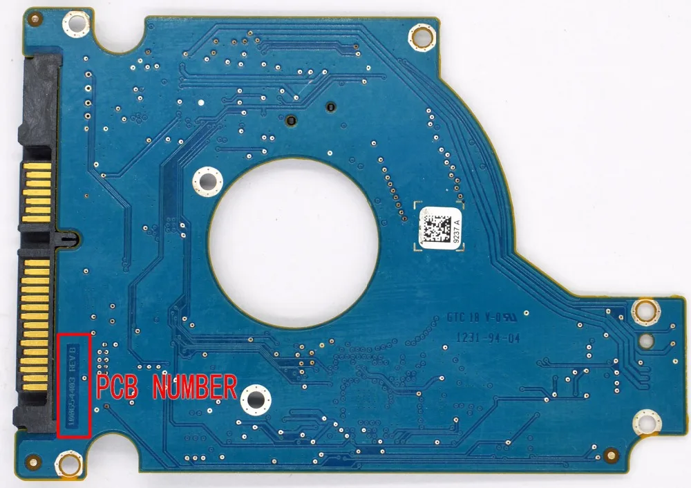 Seagate ноутбук жесткий диск номер платы: 100654403 REV B / 9237 5077/ ST320LT007 ST320LT020|board board|board pcbnumber