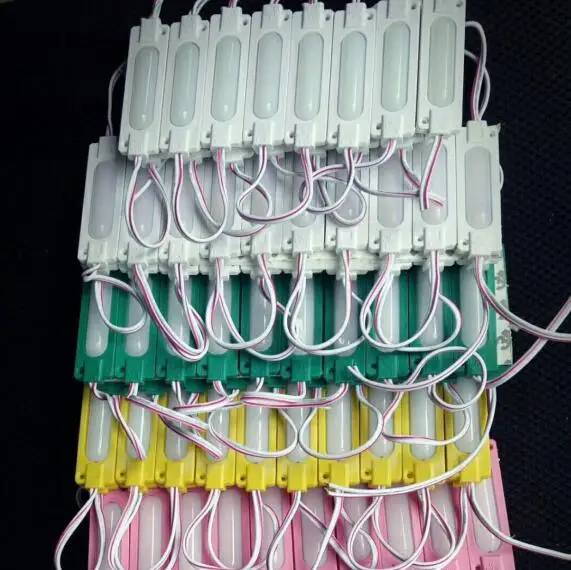 

LED Module String COB 2W Waterproof DC12V for Outdoor Advertising Luminous Signs Lightbox DIY LED Module Strip