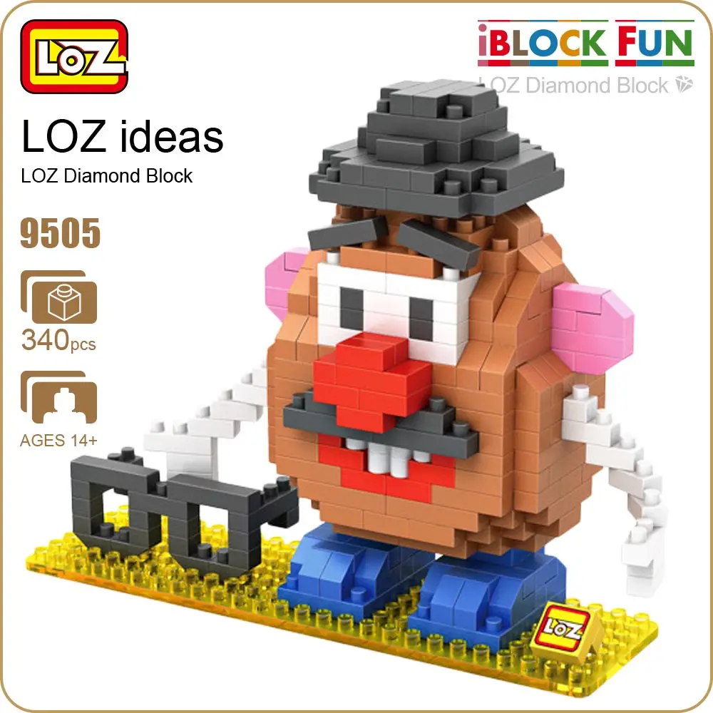LOZ Diamond Blocks Plastic Building Blocks Kids Children Gift Educational Toy Cartoon Model Educational Diy Building