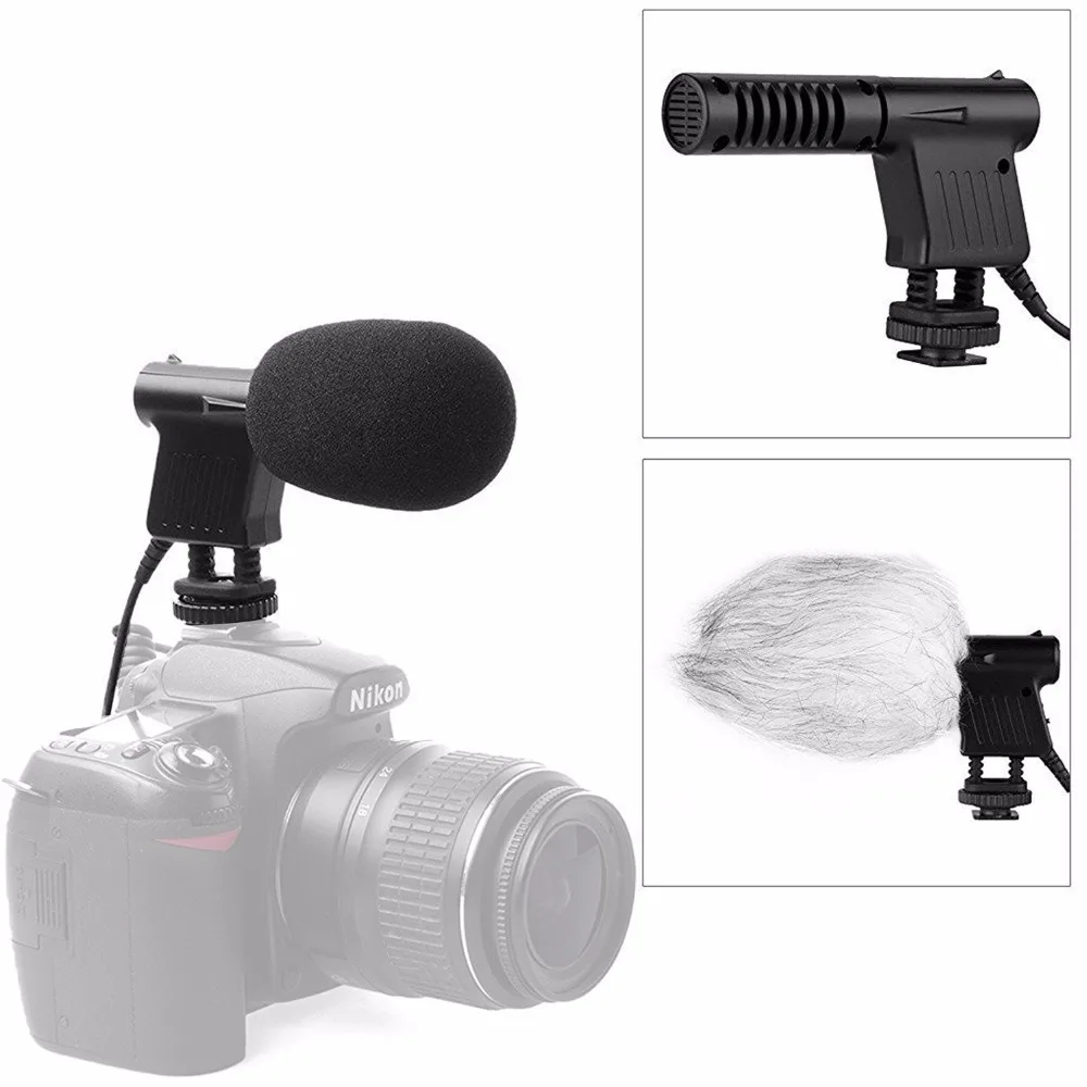 BOYA BY VM01 3.5mm Professional Video Broadcast Directional Condenser