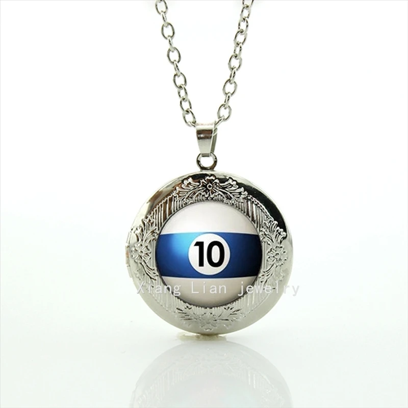 2017 Real Maxi Necklace Collier Collares Number 10 Pool Billiard