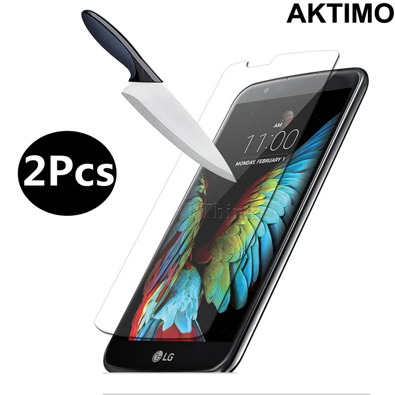 

2Pcs/Lot 9H Premium Tempered Glass For LG K10 2016 K420N K430DS K430DSF 5.3inch Screen Protector Protective Film For LG K10 2016