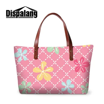 

Dispalang Flower Female Handbag Fashion Striped Print Messenger Bag Women Shoulder Bag Larger Top-Handle Bags Casual Travel Bag