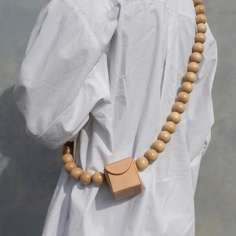 Деревянная украшенная бисером сумка женская сумка маленькая сумка через плечо из искусственной кожи уникальная женская брендовая дизайнерская мини-сумка сумочка черный и хаки