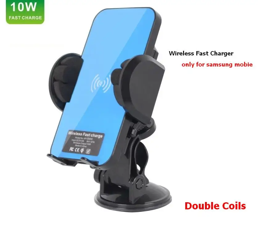 

Qi Car Holder 10W Fast Wireless Car Charger Charging Pad qi Wireless Charger For Samsung S7 edge / S7 / Note5 / S6 / S6 edge