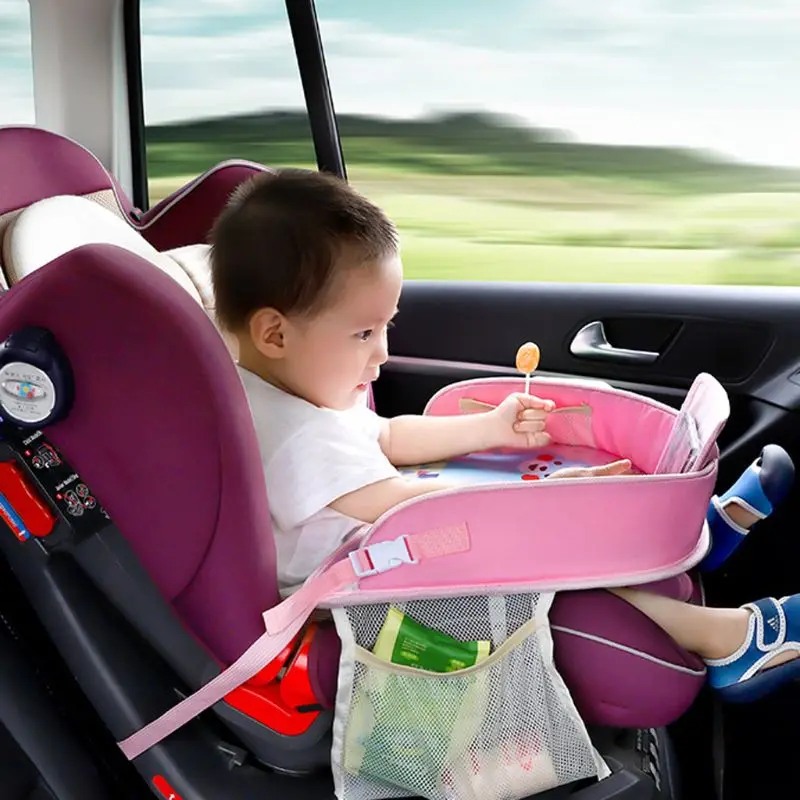 Детские автомобильные поддоны, Портативные водонепроницаемые покраска, стол для еды, стол для детей, автомобильное безопасное сиденье, детские игрушки, держатель для хранения