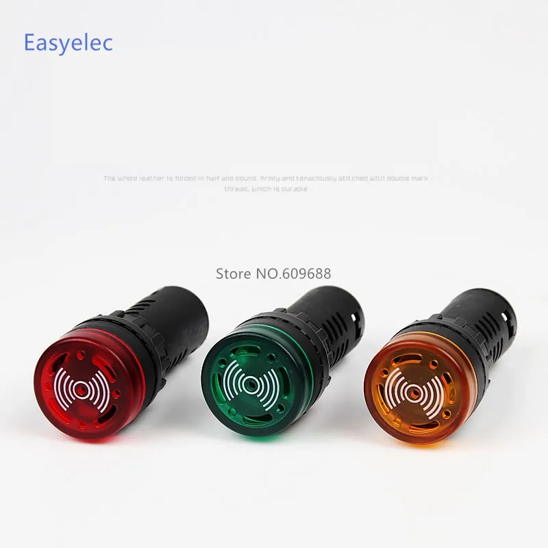 

AD16-16SM Flash Buzzer Indicator Light Signal Lamp 12V 24V 220V 16MM Switch