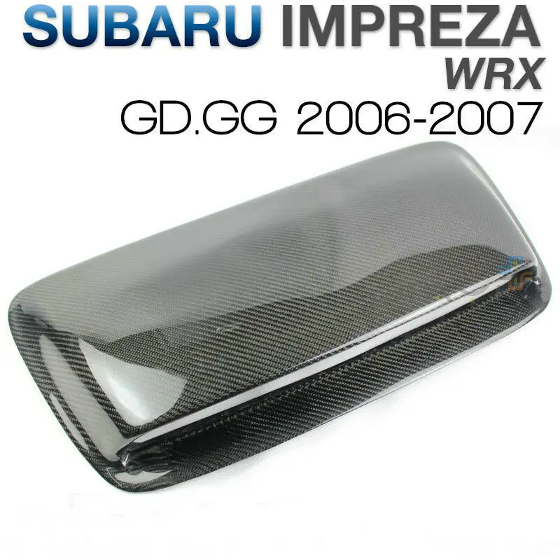 

World Rally FRP S12 JDM Carbon Fiber Hood Scoop Bonnet Intake Vent Cover For Subaru Impreza WRX STI GD GG Version 9TH 2006-2007