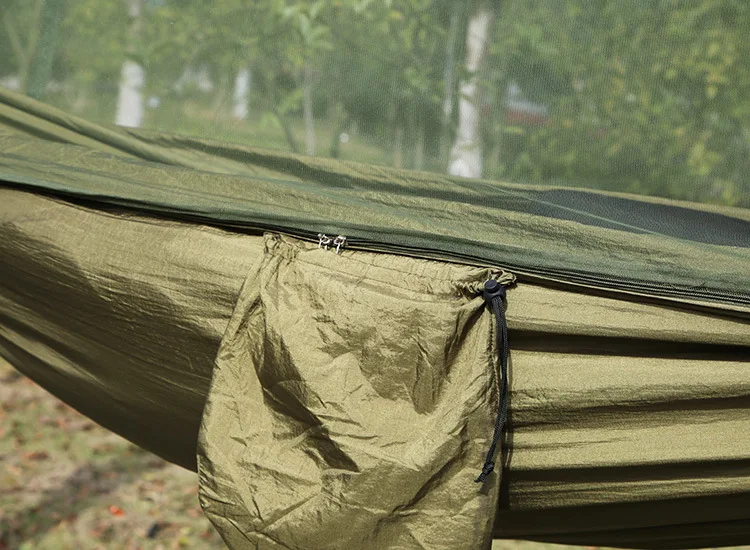 Портативный высокопрочный Парашют Ткань Кемпинг гамак подвесная кровать с москитной сеткой спальный гамак открытый гамак