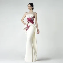 Высококачественное бежевое вечернее платье Русалка Новое Прозрачное платье с открытой спиной, уникальное платье для выпускного вечера, шикарный дизайн, Длинные вечерние платья