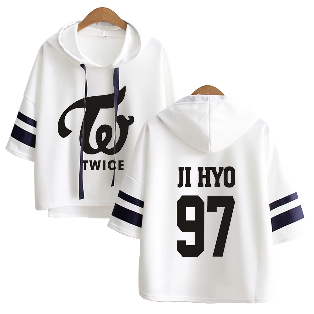  Twice singer 2019 kpop hoodies sweatshirt Tops clothes korean style summer hoodie women harajuku wo