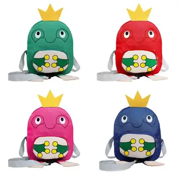 

Cute Children 3D Cartoon Frog Pattern Backpacks Kids Girls Boys Nylon Knapsack Casual Small Adjustable Rucksack