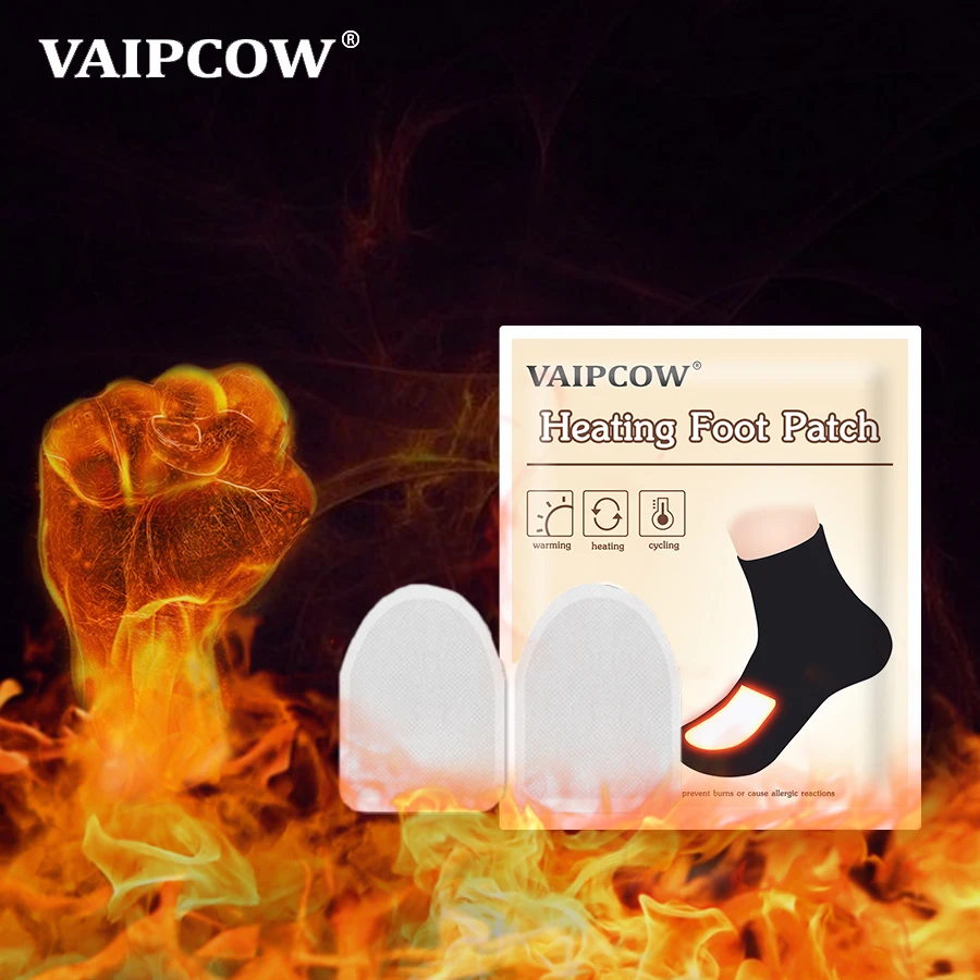 VAIPCOW المتاح تلقائيا الشتاء ساخنة النعال القدم التصحيح النساء الرجال التدفئة الدافئة حوالي 48 درجة حشايا حذاء القدم منصات