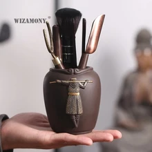 WIZAMONY Король обезьян, китайский классический чай, аксессуары, Celadon, чайная ложка, игла, кунг-фу, чайный горшок, шесть джентльменов, чайный набор