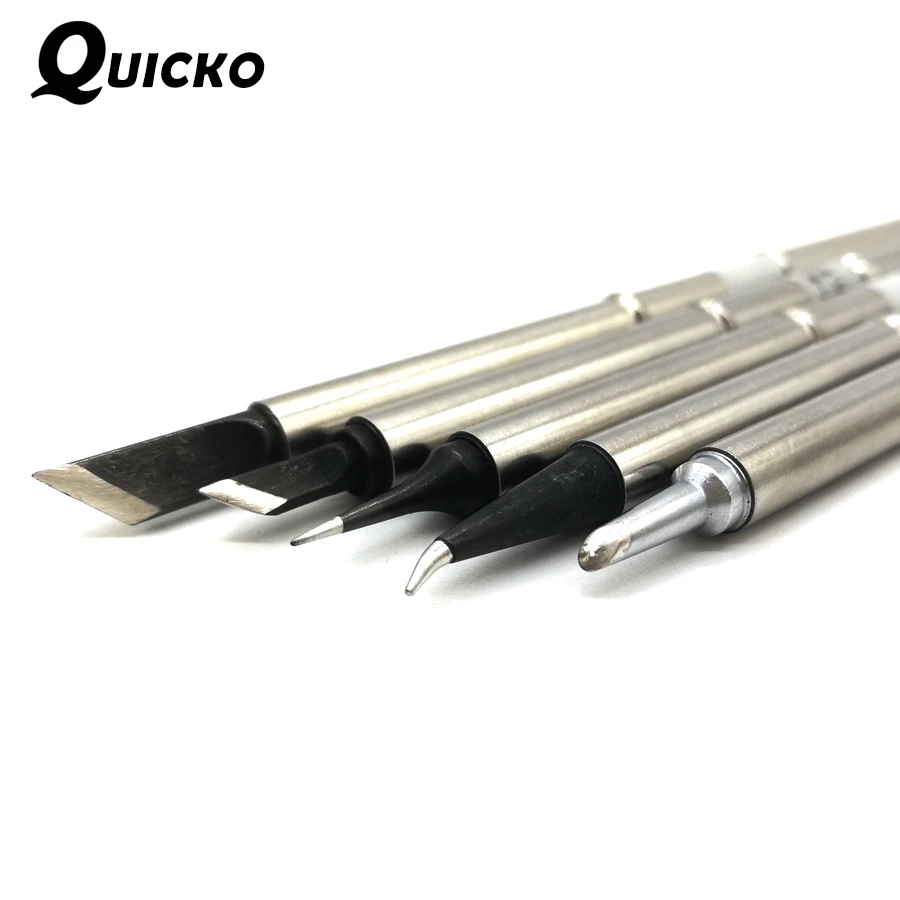 Высококачественный черный паяльник QUICKO наконечник для паяльной станции Hakko