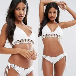 2019 Summer Women Sexy High Waist Beach Bikinis Panties Handmade Knitting Crochet Fake Shell Decor Swimwear Bikini Shorts Pants 2019 Summer Women Sexy High Waist Beach Bikinis Panties Handmade Knitting Crochet Fake Shell Decor Swimwear Bikini Shorts Pants
