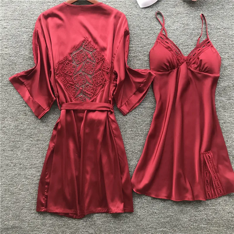 maroon robe nighty |  Nighties for bride, nighty dress for bridal, nighty dress with price, sleepwear online Pakistan, sleeping pajamas in Pakistan, silk nighty, black nighty, nighty dress pic, net nighties, branded nighty, bridal nighty in Pakistan