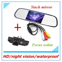 Free shipping car rearview camera parking back reversing camera ford rearview camera for For Ford Focus(3)/2008/2010 with 5inch