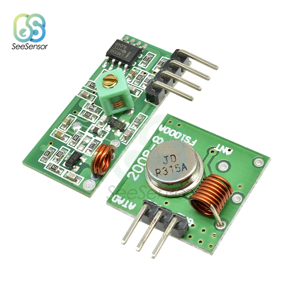 2pcs New 315 mhz WL RF Émetteur & Récepteur link kit for Arduino/ARM/MCU 