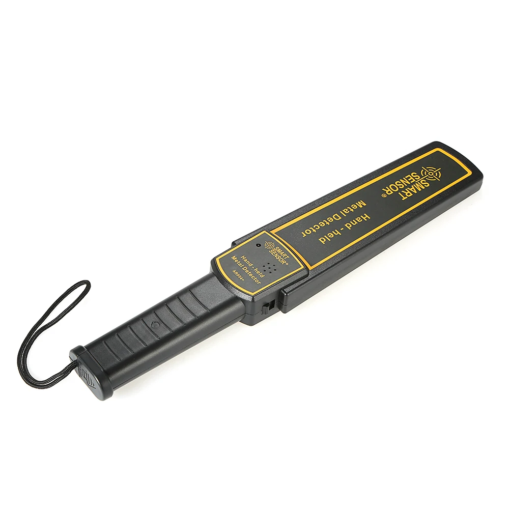 

High Sensitivity Handheld Metal Detector Security Scanner Scanning Tool with Earphone Buzzer Vibration Automatic Tuning