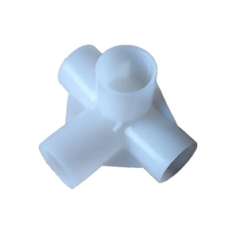 

SSS#BAO Simple cloth wardrobe Shoe cabinet plastic accessories mosquito tent 16MM straight three-way diameter T-connector