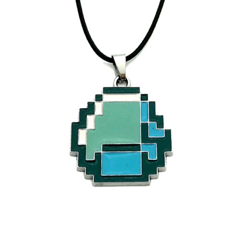 

Hot Sale 1Pcs Key Chain Minecrafted Toy Sword Steve Ring Legoings DIY Necklace Anime Game Keychain Figure Juguetes Toy GIFT