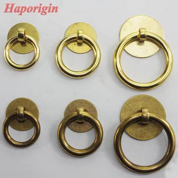 

3pcs Antique Kitchen Cabinet Drawer Knobs Chienes Furniture Cabinet Handles Vintage Closet Cupbord Cabinet Ring Pulls