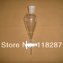 125 мл, Стекло грушевидные делительную Воронки лабораторные, политетрафторэтиленовым, падение трубки, груша Форма, лабораторная стеклянная посуда Воронки лабораторные