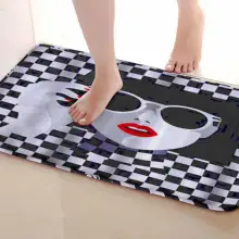 Коврик для ванной комнаты в стиле девушки, смешной Противоскользящий коврик для ванной, аксессуары для душевой занавески, соответствующие вашей душевой занавеске