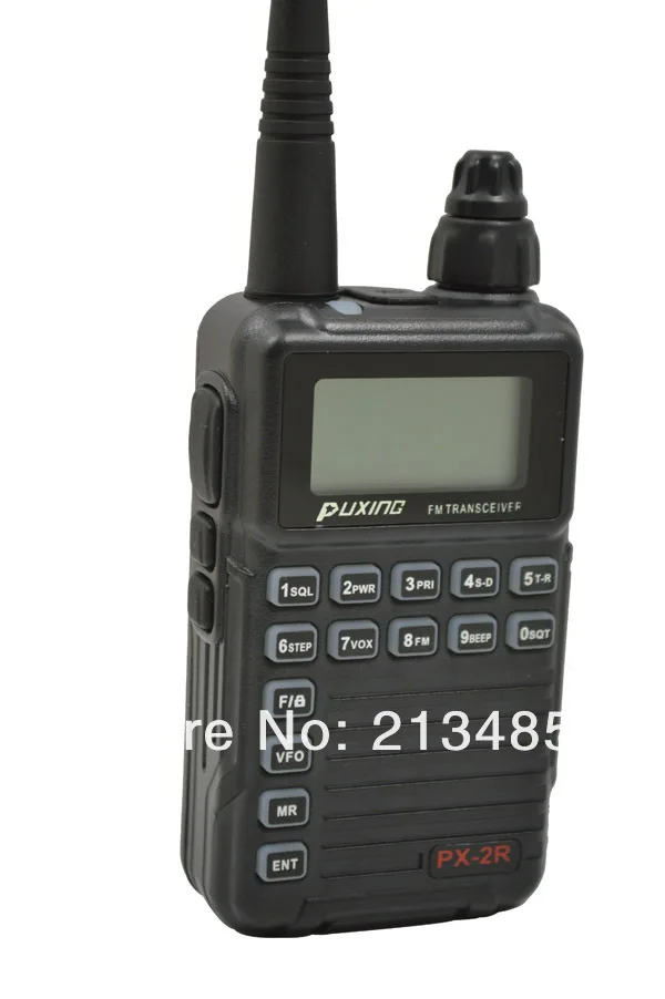 Обновленная версия Puxing PX-2R UHF400-470MHz TX & RX, и VHF136-174MHz RX FM трансивер с клавиатурой lcd для безопасности, гостиницы, ветчины