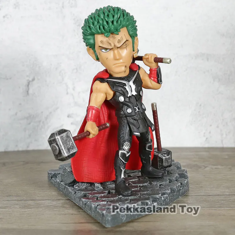 

One Piece Roronoa Zoro Cosplay Thor PVC One Piece Zoro Figure Action Collectible Model Toy