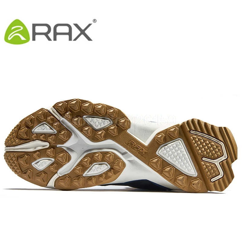 RAX Мужская водонепроницаемая походная обувь, уличная Водонепроницаемая Треккинговая обувь, зимние дышащие походные ботинки, кожаные спортивные кроссовки для мужчин