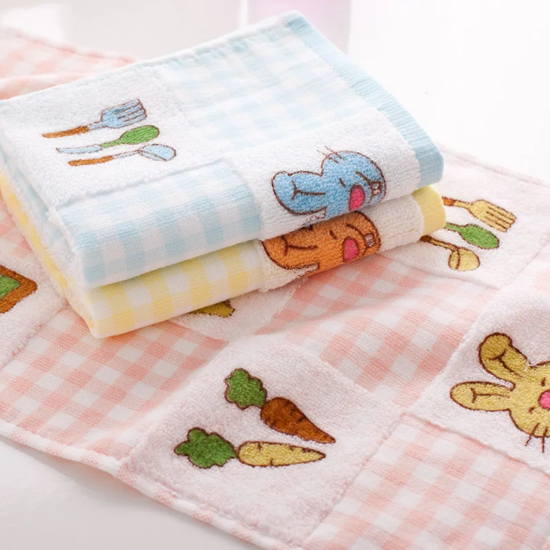 Полотенце для рук с принтом редиса и кролика 25x50 см|hand towel|children toweltowel hand |