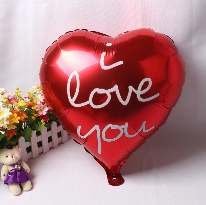 1 шт Love I LOVE YOU, фольгированные шарики для свадебного украшения, воздушные надувные воздушные шары, праздничные и вечерние декоративные принадлежности