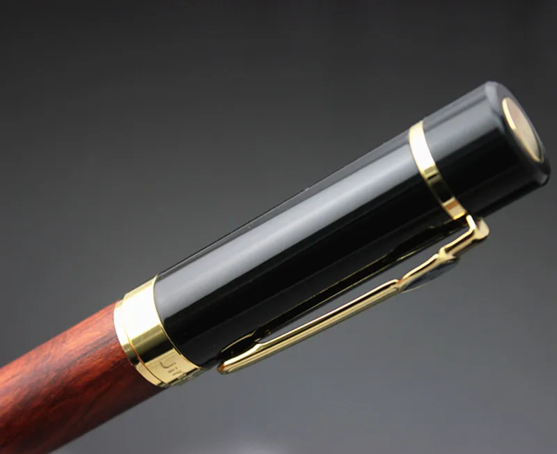 Jinhao rosewood РОЛИК ручка best качество пеналы Роскошные шариковых ручек классические свадебные подарки для канцелярских принадлежностей