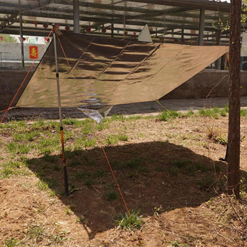 VILEAD 200*150 cm التخييم حصيرة العازلة مايلر بطانية الإسعافات الأولية في الهواء الطلق بقاء للماء التخييم حصيرة ل خيمة الشمس المأوى