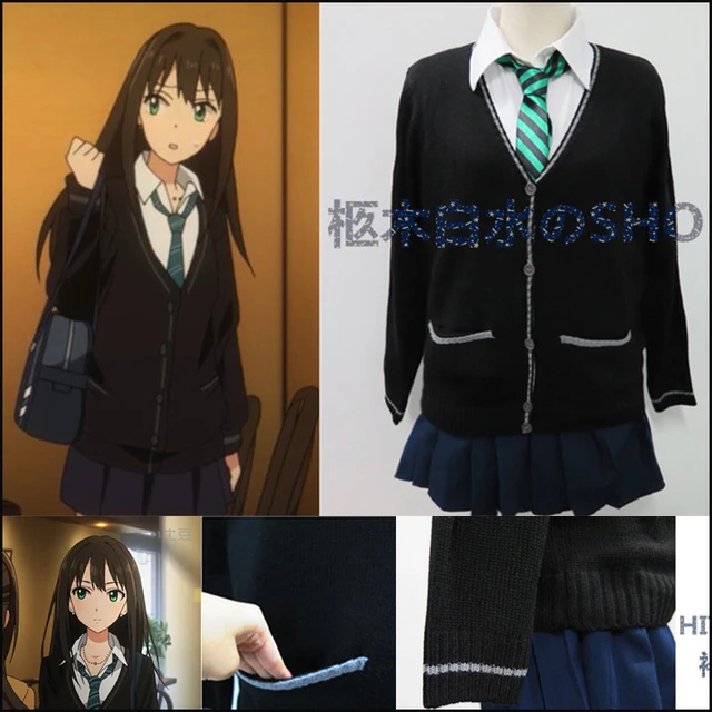 The Idolmaster Cosplay Costumes Anime Lolita Girls COS Cardigan Coat