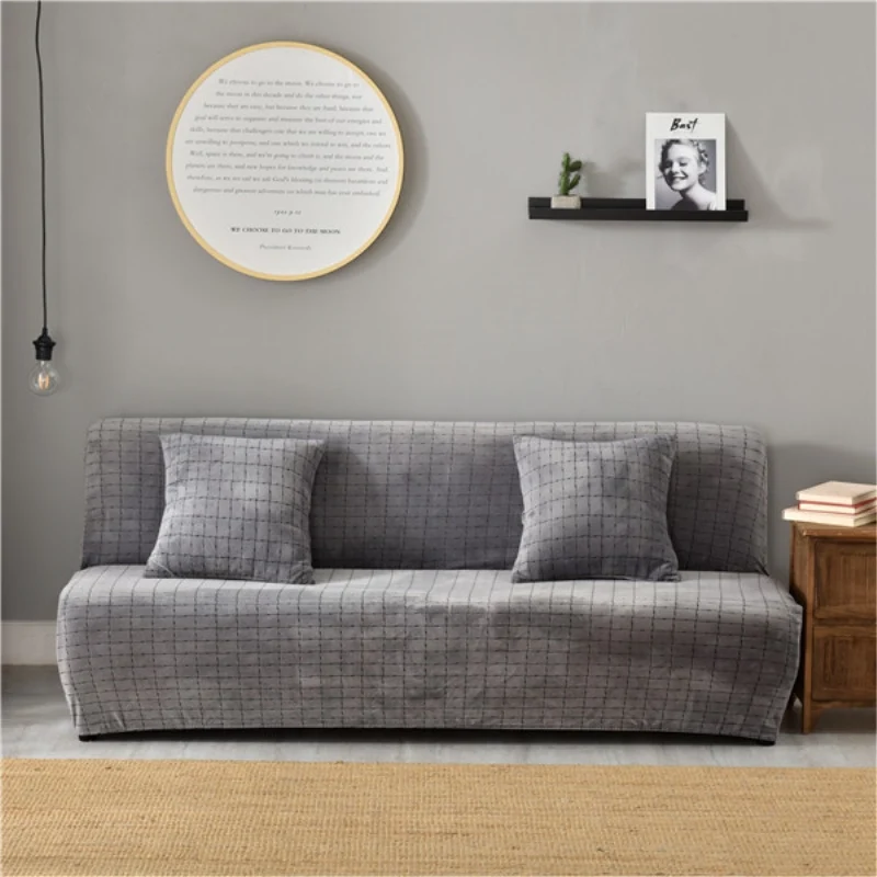 160-190 см все включено чехол для дивана плотный обернуть эластичный диван вытирается полотенцем чехол крышки дивана без подлокотника складной - Цвет: HY-MAORONG-2