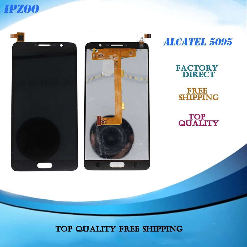 5 ''для Alcatel One Touch Pop 4S 5095 OT5095 5095B 5095I к ЖК дисплей сенсорный экран планшета