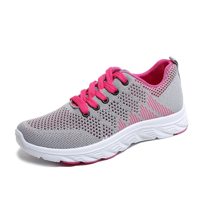 

Newest Women Running Shoes Height Increasing Walking Shoes Breathable Mesh Outdoor Sports Sneakers zapatillas deporte mujer 2018